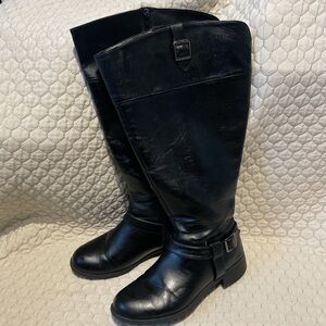 Sleek Black Over the Knee Women's Boots